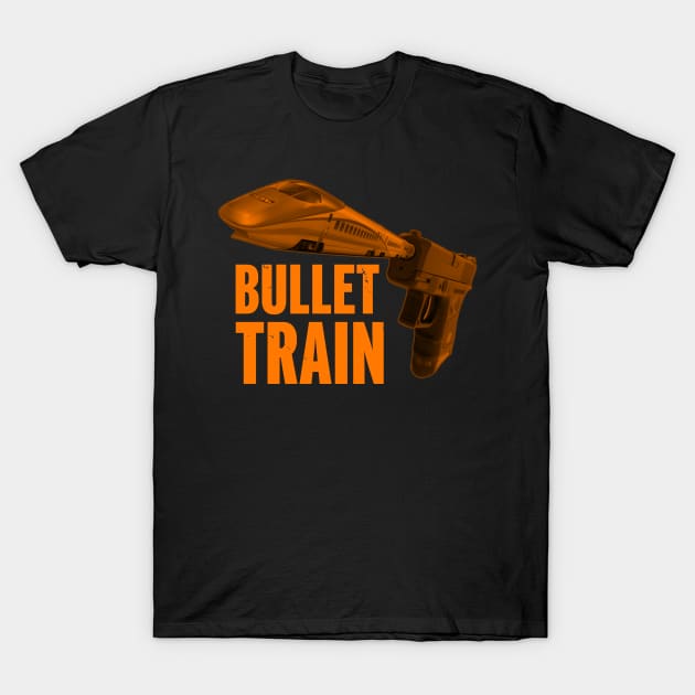 Cool Awesome Bullet Train Original Photographic Gun Art For Gun Fans T-Shirt by BoggsNicolas